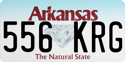 AR license plate 556KRG
