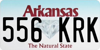 AR license plate 556KRK