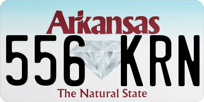 AR license plate 556KRN