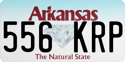 AR license plate 556KRP