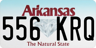 AR license plate 556KRQ