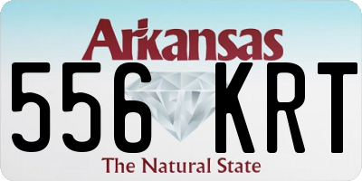 AR license plate 556KRT