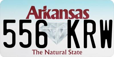 AR license plate 556KRW