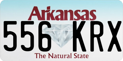 AR license plate 556KRX