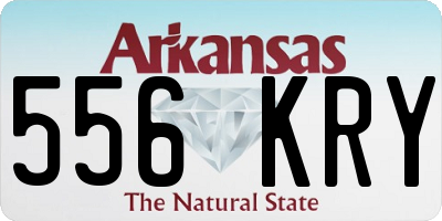 AR license plate 556KRY