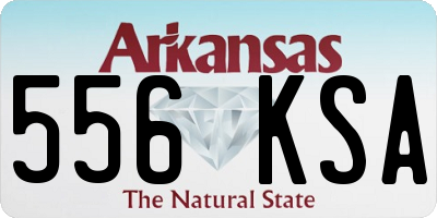 AR license plate 556KSA