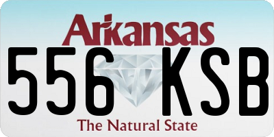 AR license plate 556KSB