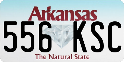 AR license plate 556KSC