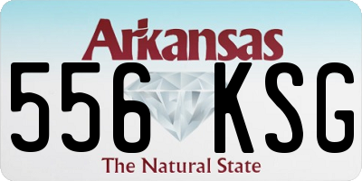 AR license plate 556KSG
