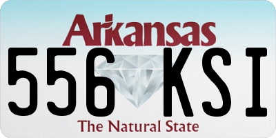 AR license plate 556KSI