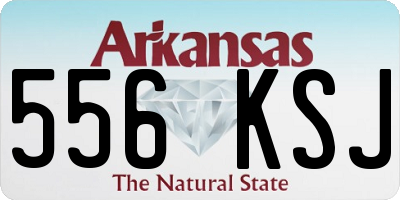 AR license plate 556KSJ