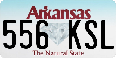 AR license plate 556KSL