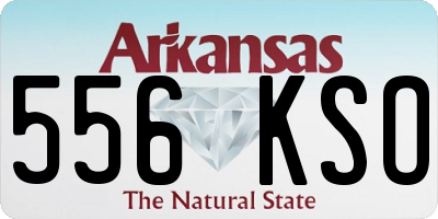 AR license plate 556KSO