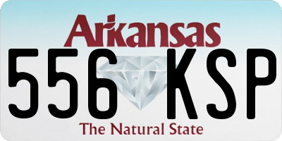 AR license plate 556KSP