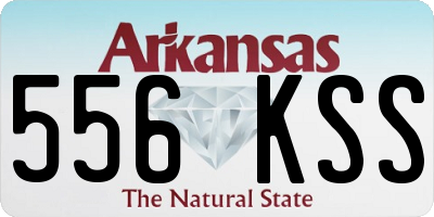 AR license plate 556KSS