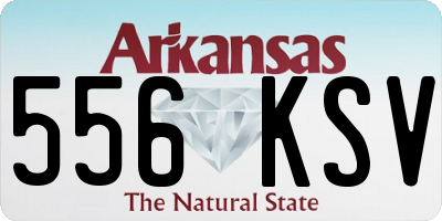AR license plate 556KSV
