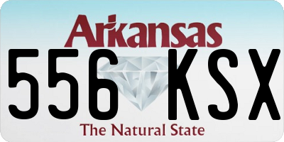 AR license plate 556KSX