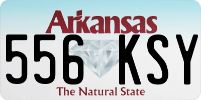 AR license plate 556KSY