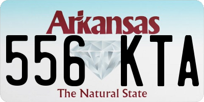 AR license plate 556KTA