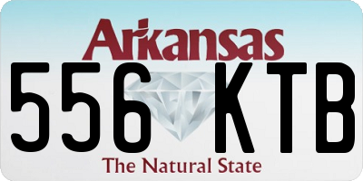 AR license plate 556KTB