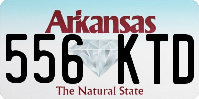 AR license plate 556KTD