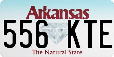 AR license plate 556KTE