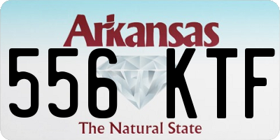 AR license plate 556KTF