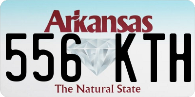 AR license plate 556KTH