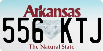 AR license plate 556KTJ