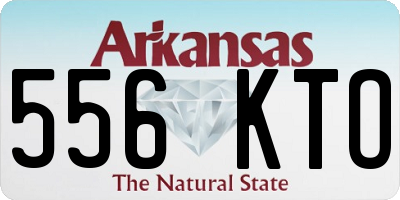 AR license plate 556KTO