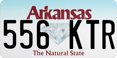 AR license plate 556KTR