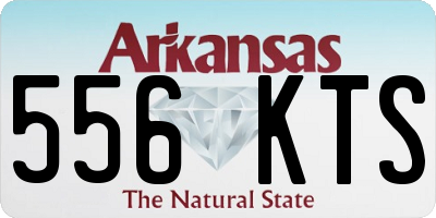 AR license plate 556KTS