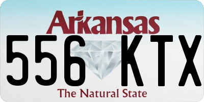 AR license plate 556KTX