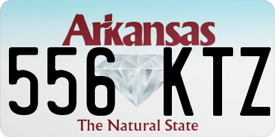 AR license plate 556KTZ