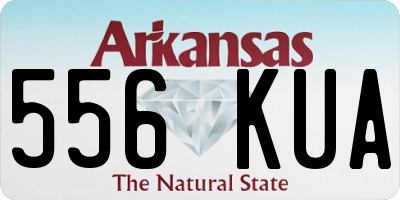 AR license plate 556KUA