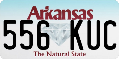 AR license plate 556KUC