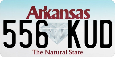 AR license plate 556KUD