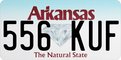 AR license plate 556KUF