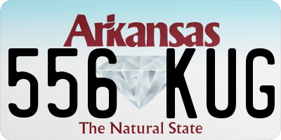 AR license plate 556KUG