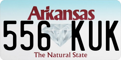 AR license plate 556KUK
