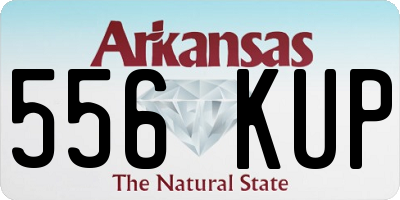 AR license plate 556KUP