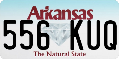 AR license plate 556KUQ
