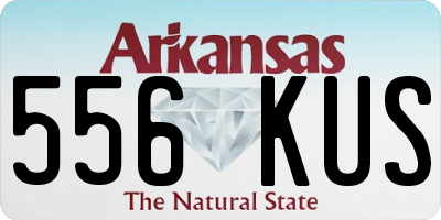 AR license plate 556KUS