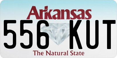 AR license plate 556KUT