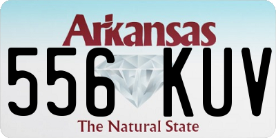 AR license plate 556KUV