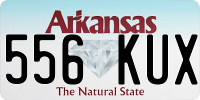 AR license plate 556KUX