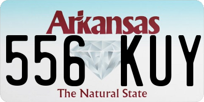 AR license plate 556KUY