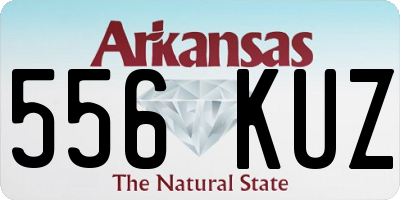 AR license plate 556KUZ