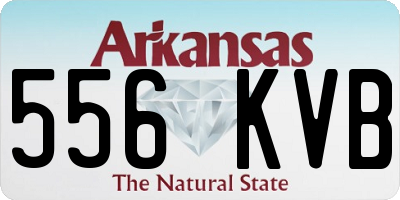 AR license plate 556KVB