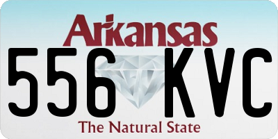 AR license plate 556KVC